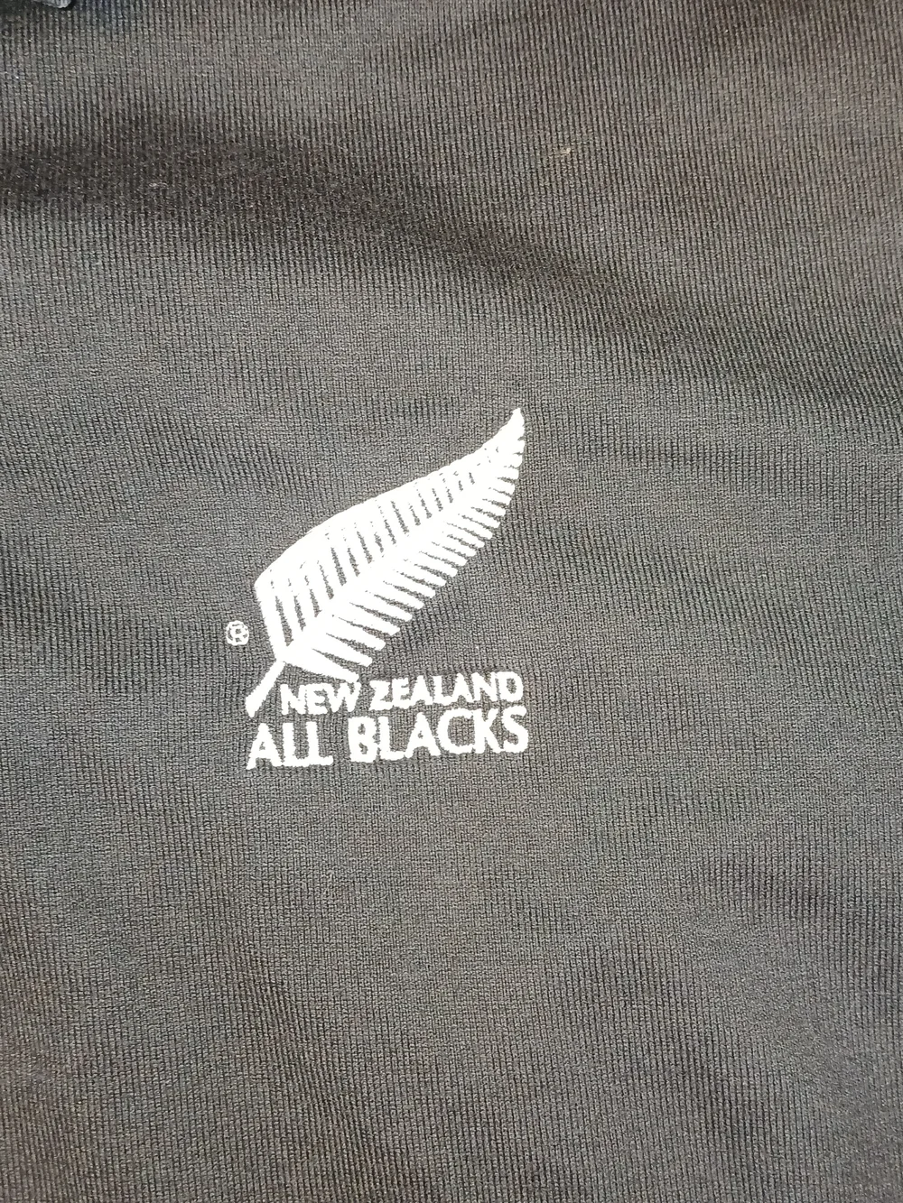 Vintage Adidas New Zealand All Blacks Black Rugby Polo Shirt for Men -‎ Large